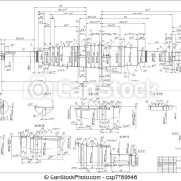 engineering-drawings-of-the-shaft-clip-art-vector_csp7789546